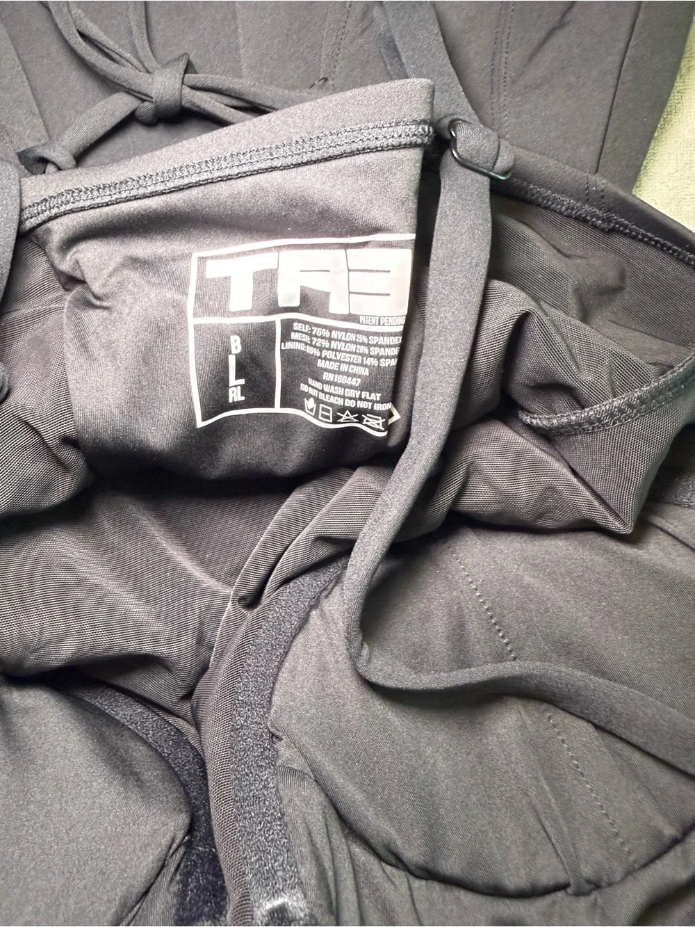 Ta3 Pushy- black- large reg/long b cup